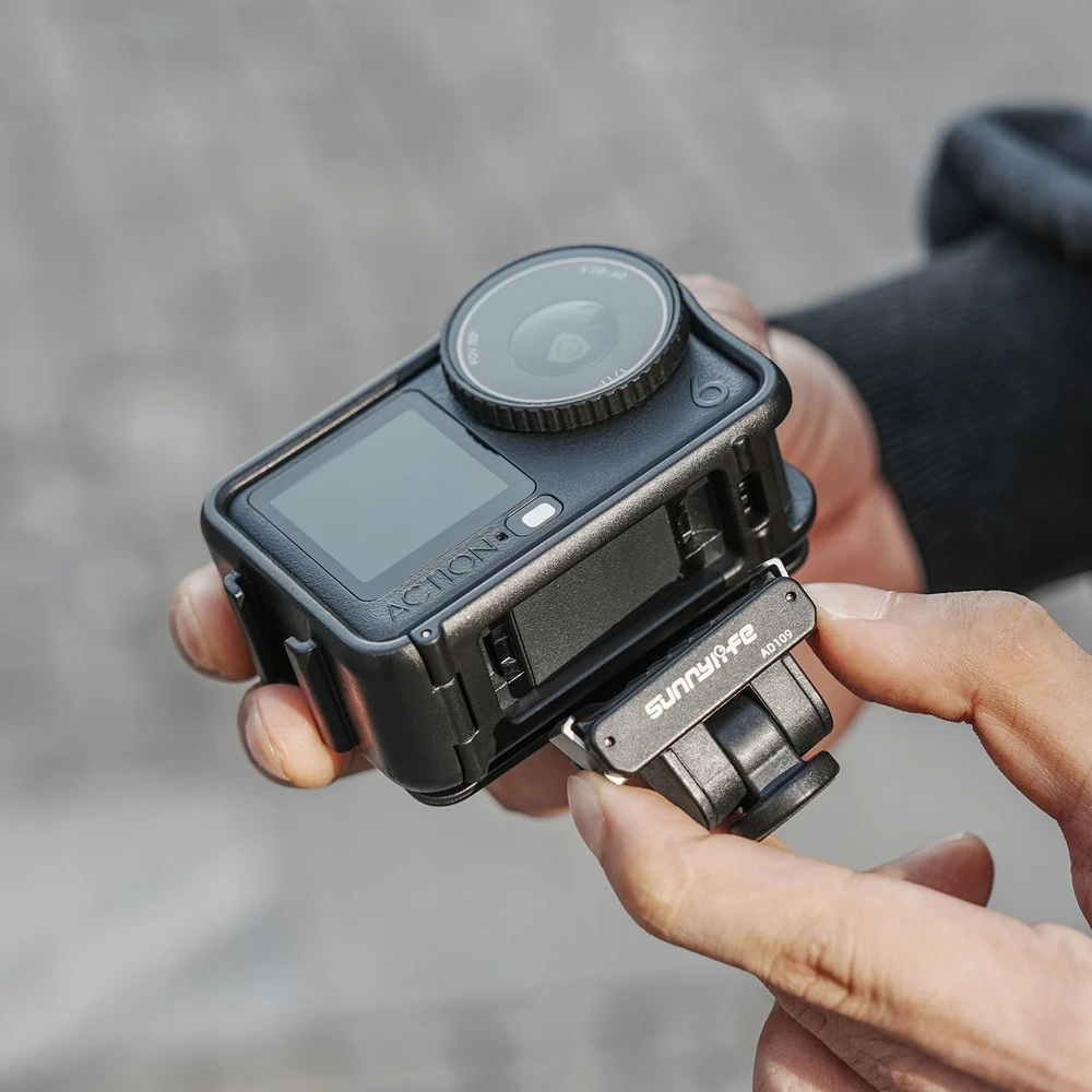 „SunnyLife“ rėmo laikiklis + skydelis nuo saulės, skirtas DJI Osmo Action 6 / Oa6-bk143-d