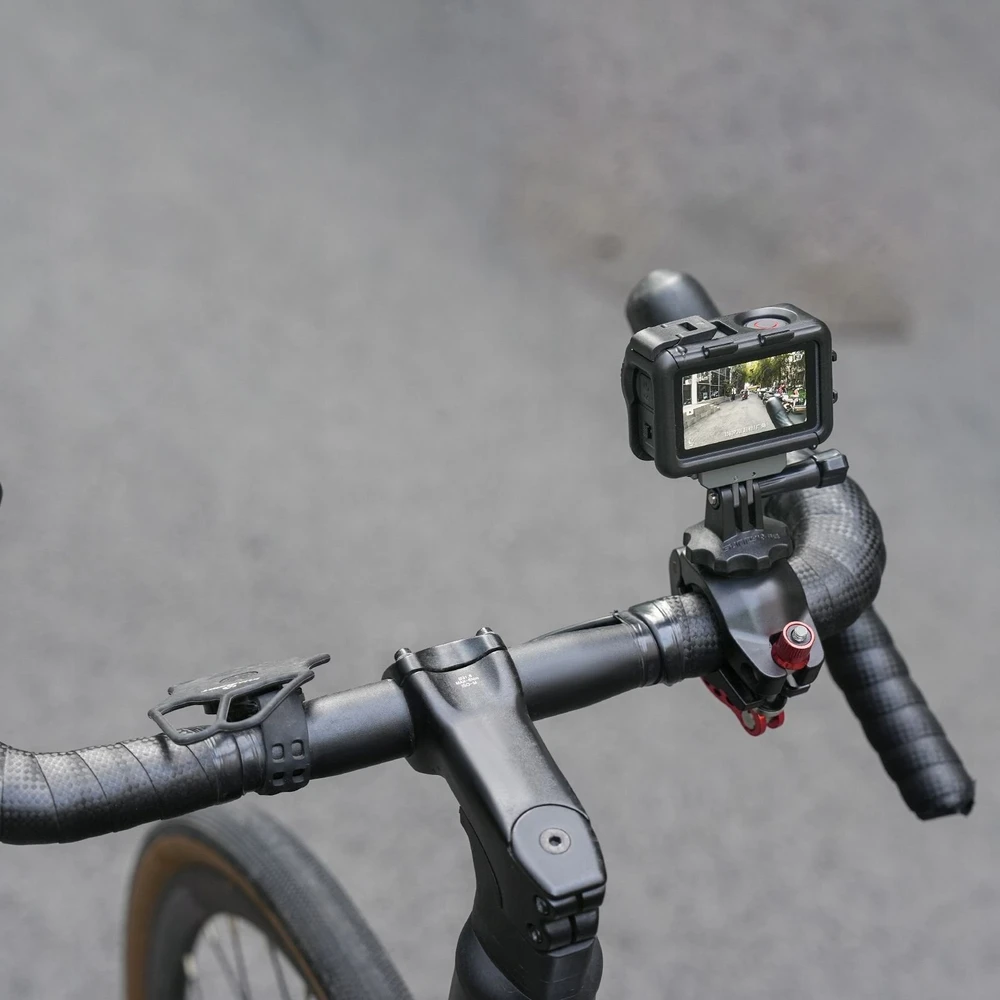 „SunnyLife“ rėmo laikiklis + skydelis nuo saulės, skirtas DJI Osmo Action 6 / Oa6-bk143-d