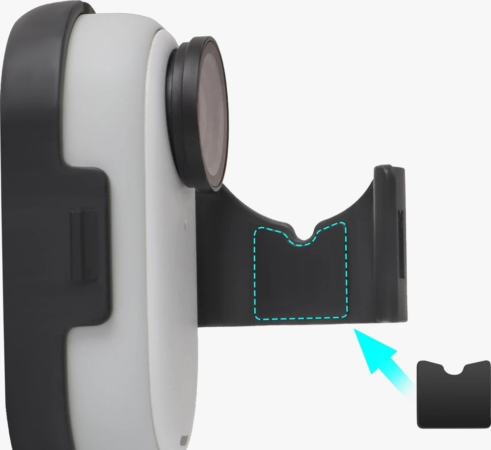 SunnyLife rėmo korpuso rėmo laikiklio laikiklis, skirtas Insta360 Insta 360 Go 3 / Go 3s / Zj843