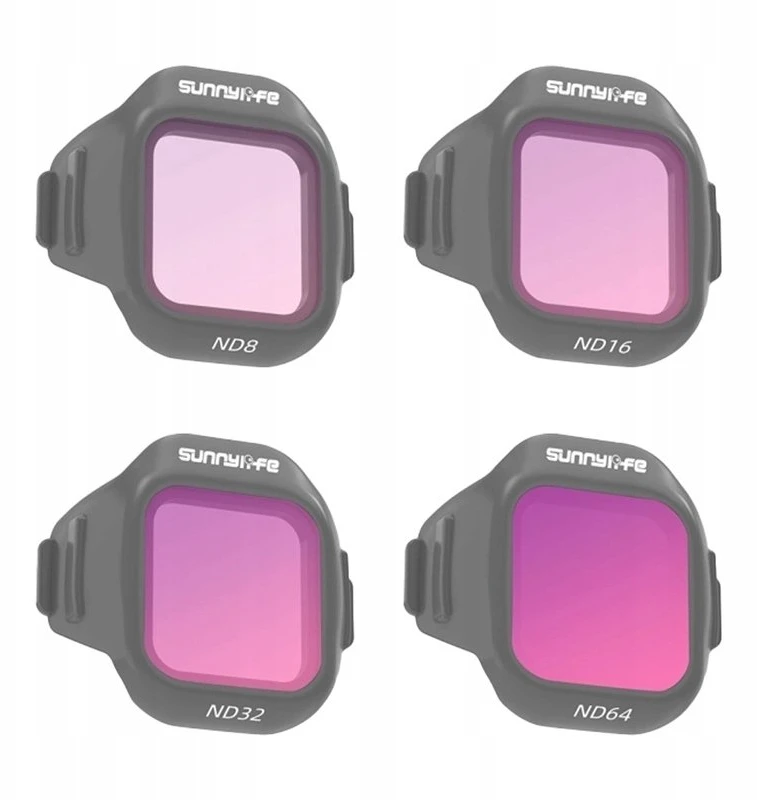 4 „Sunnylife ND8 + ND16 + ND32 + ND64“ filtrų rinkinys, skirtas „MINI 5 Pro“
