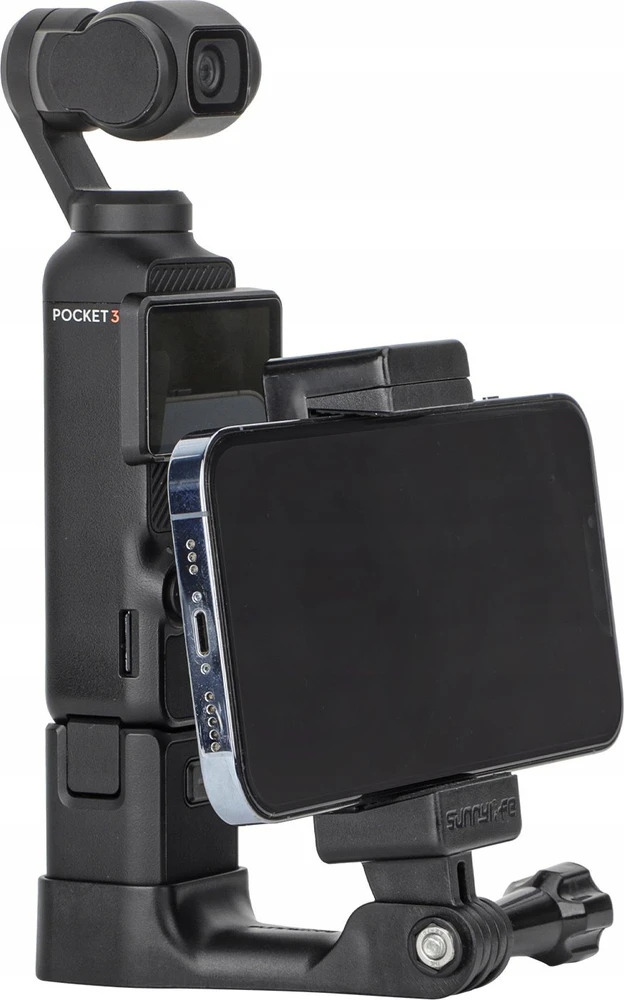 SunnyLife tvirtinimo adapterio laikiklis, skirtas DJI Osmo Pocket 3, skirtas telefono telefonui išmaniajam telefonui / Zj747