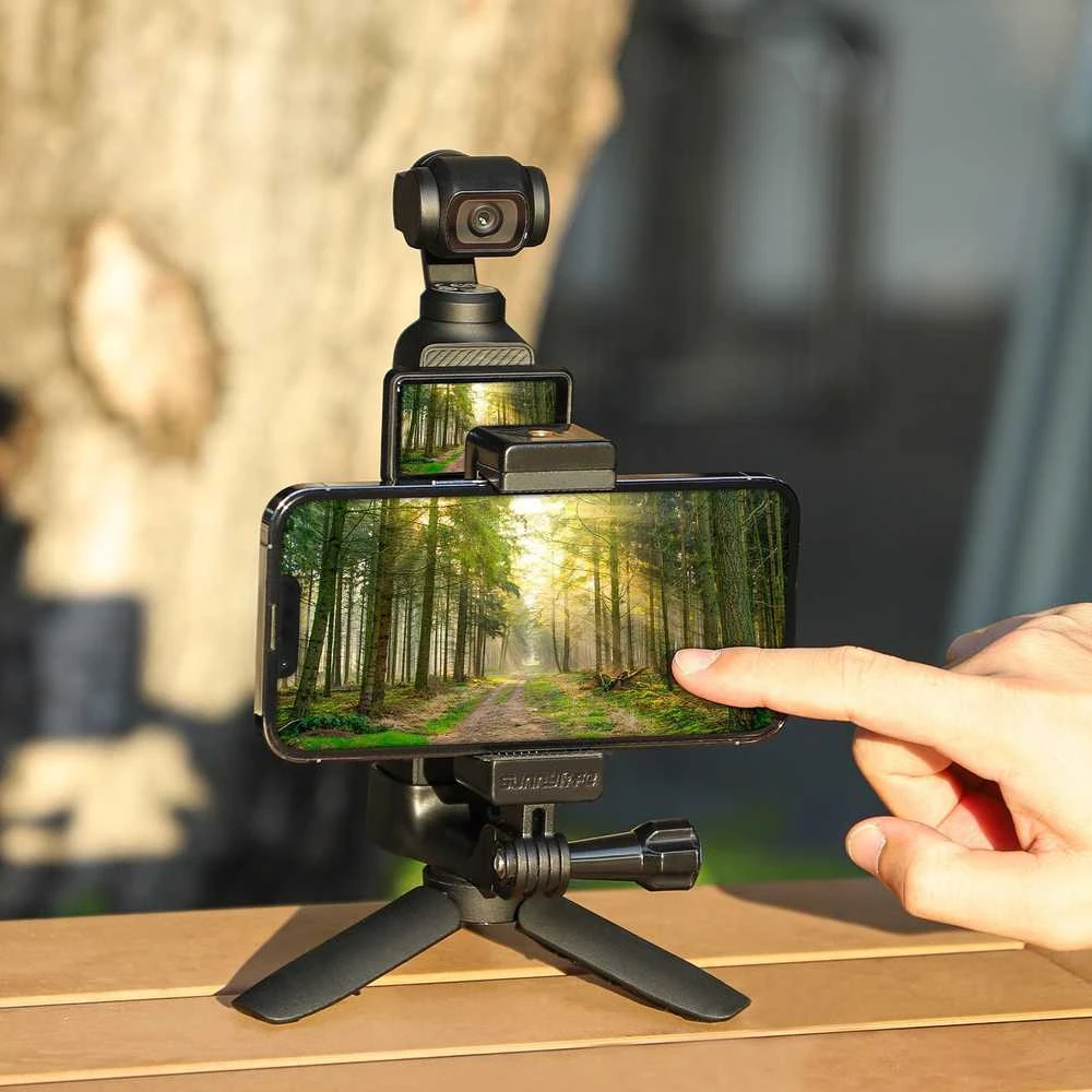 SunnyLife tvirtinimo adapterio laikiklis, skirtas DJI Osmo Pocket 3, skirtas telefono telefonui išmaniajam telefonui / Zj747