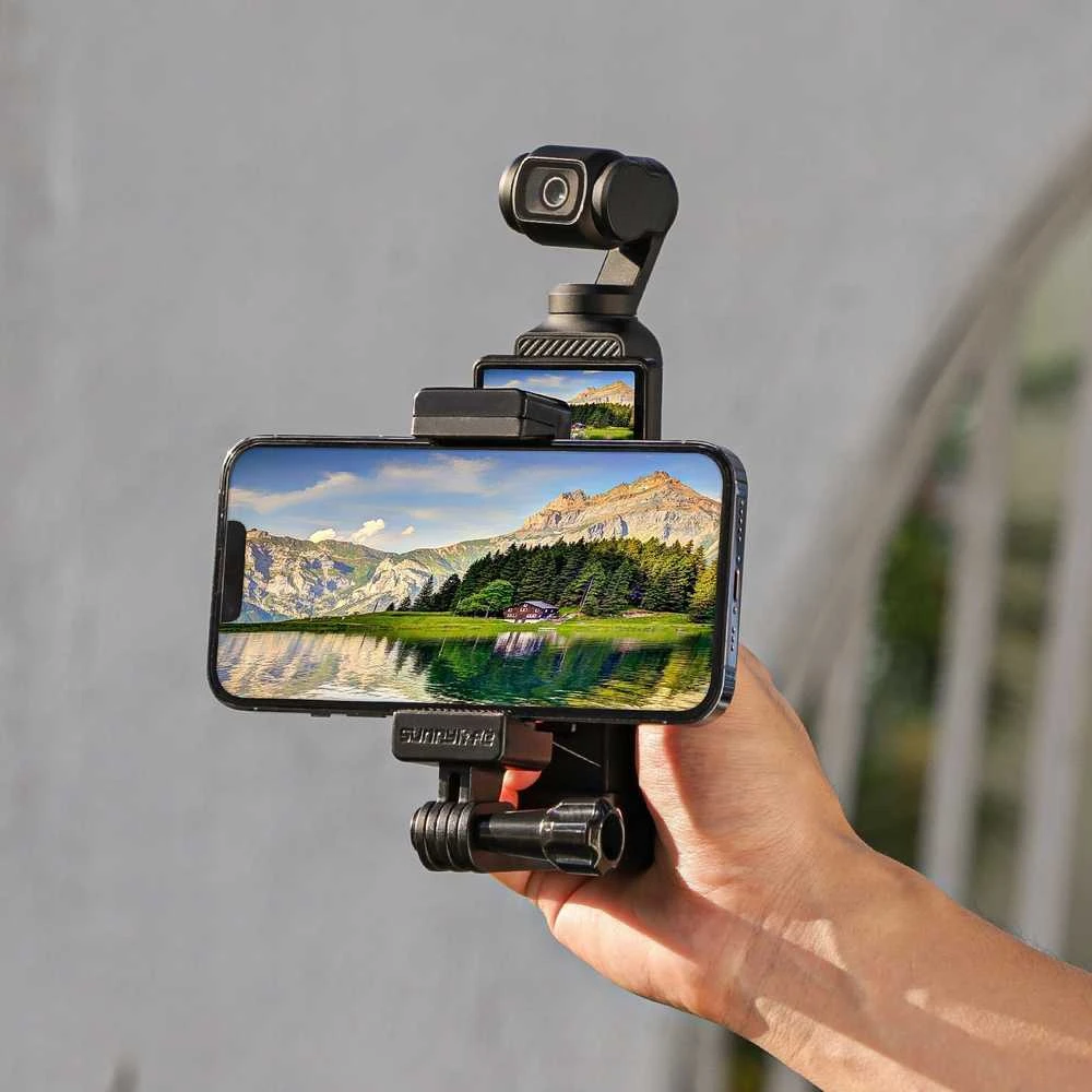 SunnyLife adapteris DJI Osmo Pocket 3 su telefono laikikliu