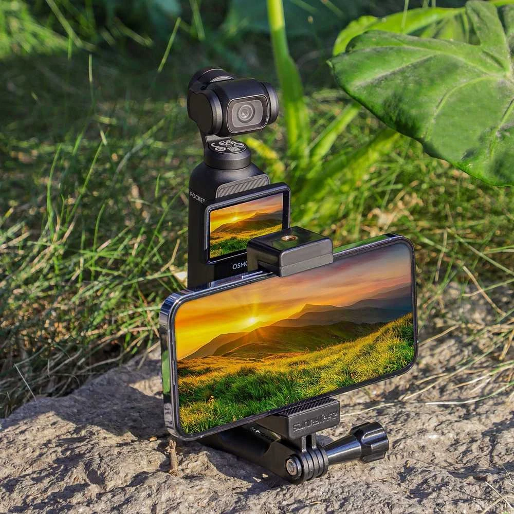 SunnyLife tvirtinimo adapterio laikiklis, skirtas DJI Osmo Pocket 3, skirtas telefono telefonui išmaniajam telefonui / Zj747