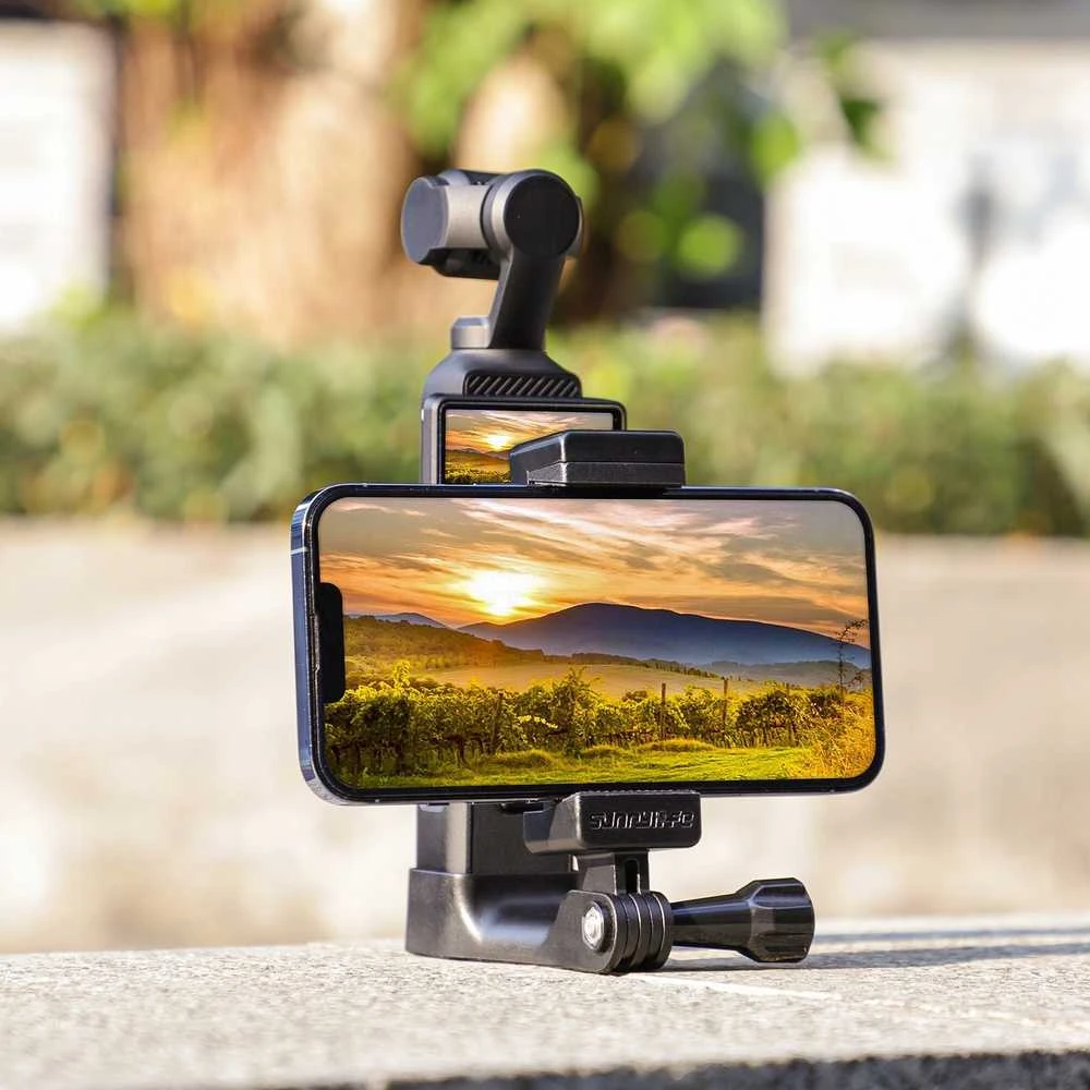 SunnyLife tvirtinimo adapterio laikiklis, skirtas DJI Osmo Pocket 3, skirtas telefono telefonui išmaniajam telefonui / Zj747