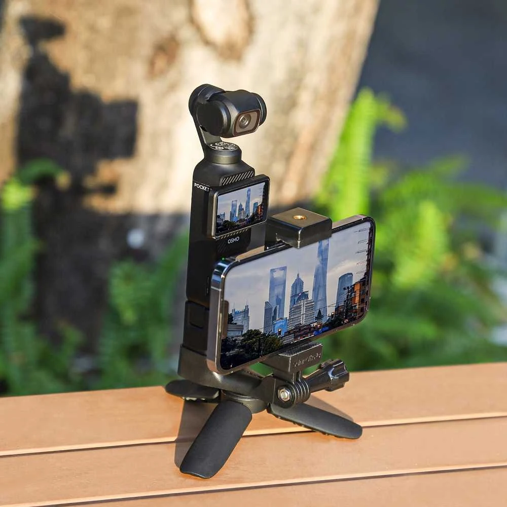 SunnyLife tvirtinimo adapterio laikiklis, skirtas DJI Osmo Pocket 3, skirtas telefono telefonui išmaniajam telefonui / Zj747