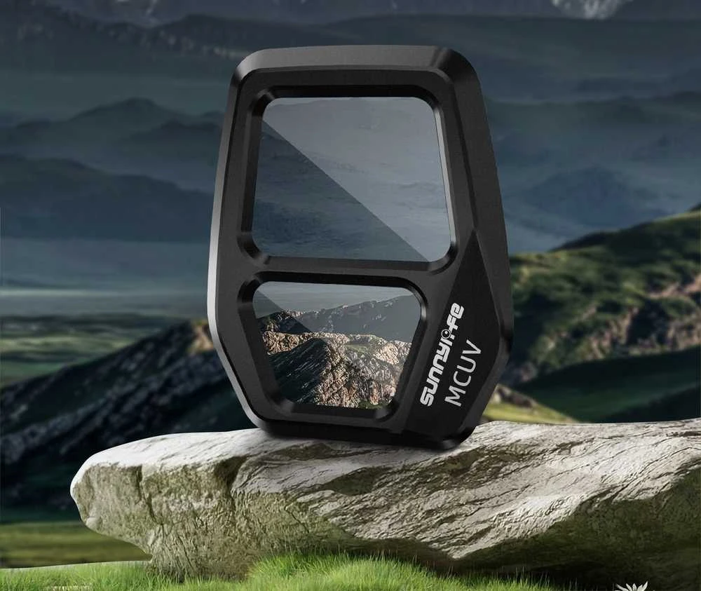 Sunnylife Filtras Ochronny Uv Mc Ultrafioletowy Do Drona Dji Air 3s 3 S + Futerał Dėklas / A3s-fi921-m