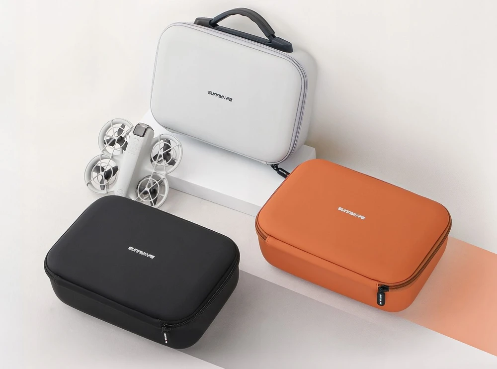 SunnyLife Walizka Dėklas Futerał Case do na DJI NEO + Kontroler Pilot + Priedai - Oranžinė / NE-B864