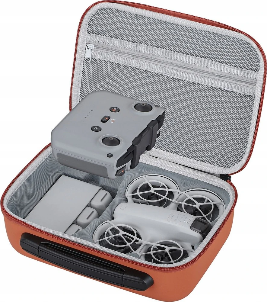 SunnyLife Walizka Dėklas Futerał Case do na DJI NEO + Kontroler Pilot + Priedai - Oranžinė / NE-B864