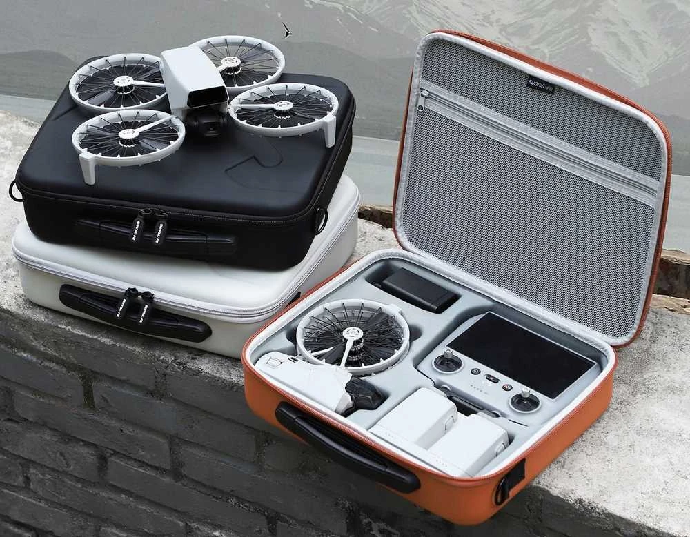 „SunnyLife XL“ kietas dėklas DJI FLIP nuotolinio valdymo pultui ir dronui / FP-B958-C / oranžinis