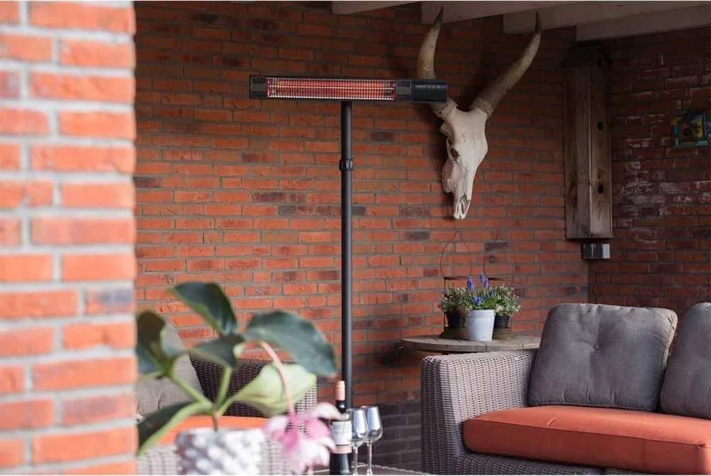 SUNRED | Šildytuvas | RD-DARK-25S, tamsiai stovintis | Infraraudonųjų spindulių | 2500 W | Juodas | IP55