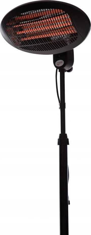 SUNRED pastatomas šildytuvas Elekra Quartz SMQ2000A, 2000 W, Juodas