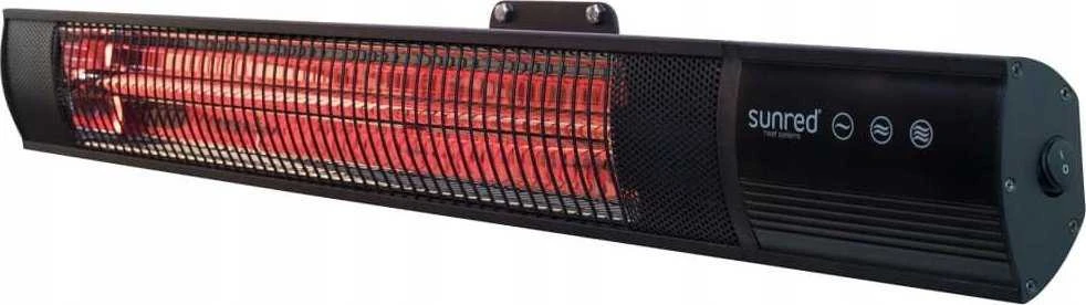 Sunred sieninis šildytuvas RD-DARK-25, 2500 W, Juodas