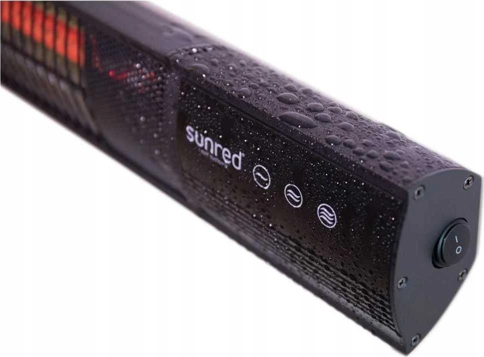 Sunred sieninis šildytuvas RD-DARK-25, 2500 W, Juodas