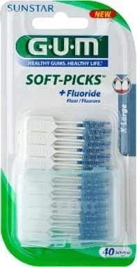 Guma Soft-Picks Filamentos Goma X-Large 40 vienetų