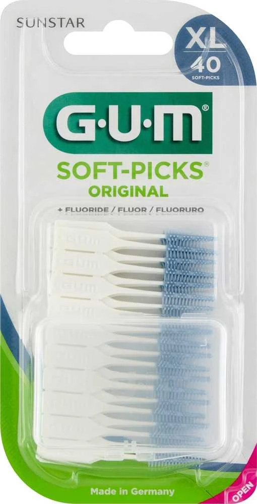 Guma Soft-Picks Filamentos Goma X-Large 40 vienetų