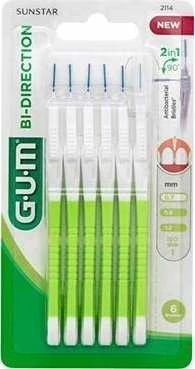 Gum Bi-Direction tarpdančių valymo priemonė 0,7mm žalia