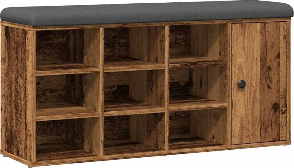 batų suoliukas Old Wood 102x32x50 cm Inžinierinė mediena
