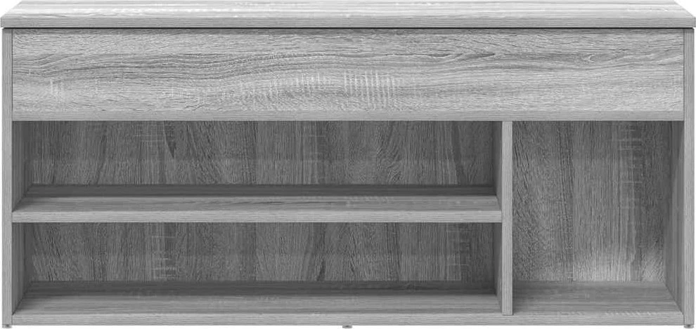 batų suoliukas pilkas Sonoma 102x30,5x45 cm inžinerinė mediena