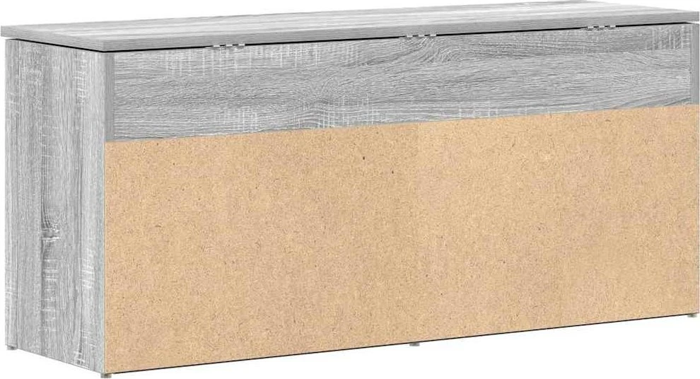 batų suoliukas pilkas Sonoma 102x30,5x45 cm inžinerinė mediena
