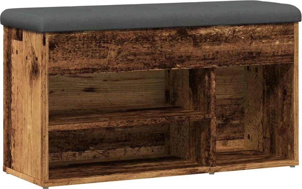 batų suoliukas Old Wood 82x32x45,5 cm Inžinerinė mediena