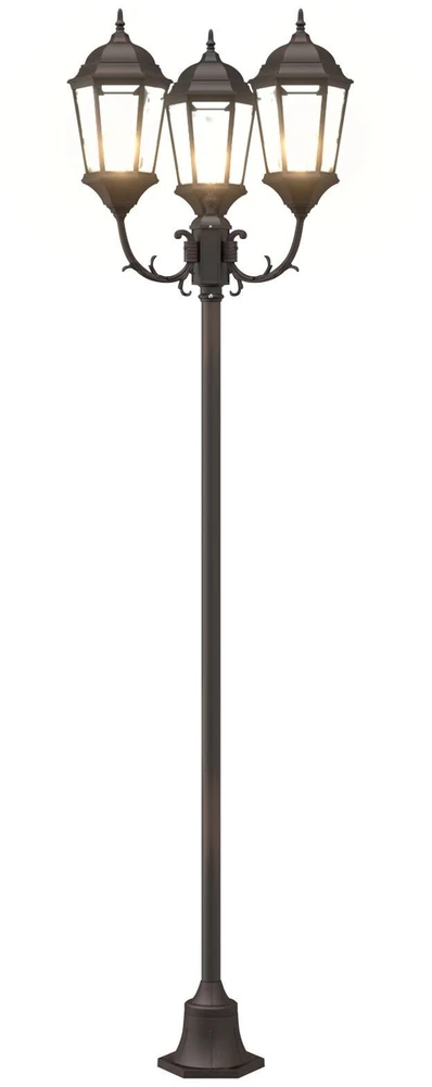 Sodo šviesa 57 x 49 x 241 cm Aliuminis ir stiklas