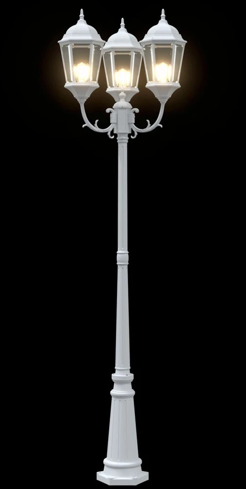 Sodo šviesa 57 x 49 x 241 cm Aliuminis ir stiklas