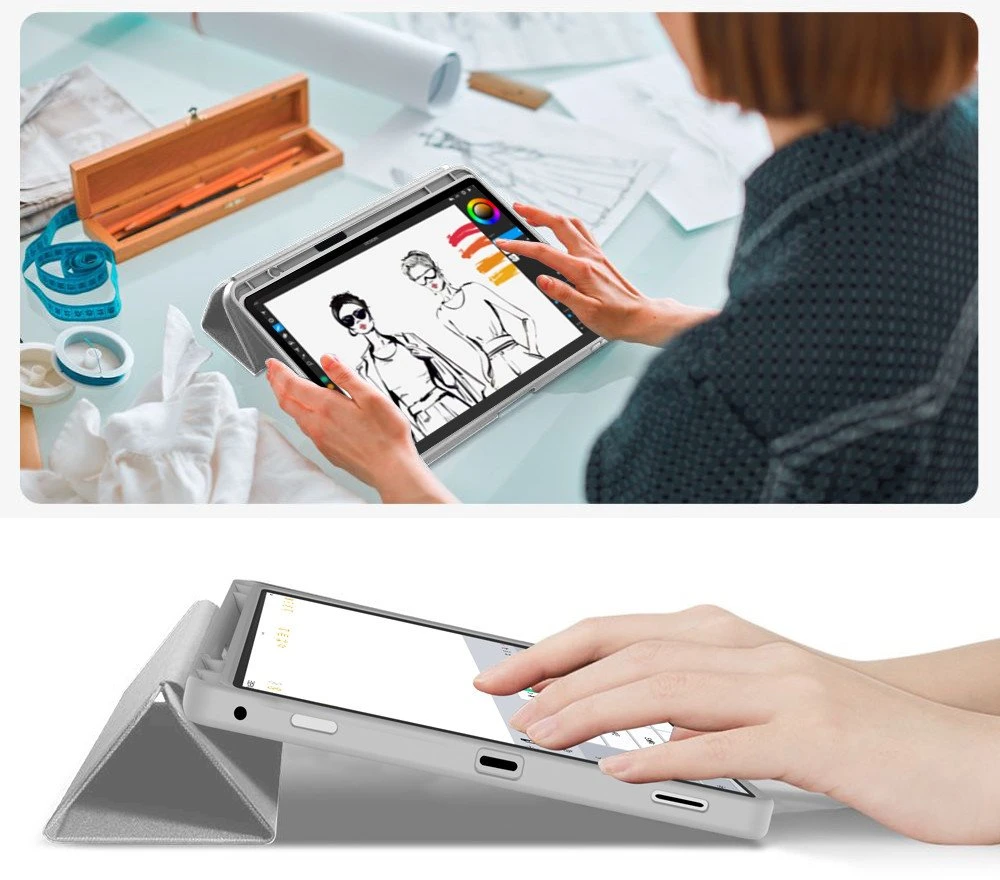 TECH-PROTECT SC RAŠIKLIS GALAXY TAB S9 11.0 / S9 FE / S10 FE / S10 LITE 10.9 X710 / X716B / X510 / X516B / X520 / X526 / X400 / X406B Pilkas