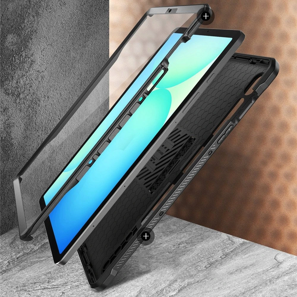 SUPCASE UNICORN BEETLE PRO GALAXY TAB S9 11.0 / S9 FE / S10 FE / S10 LITE 10.9 X710 / X716B / X510 / X516B / X520 / X526 / X400 / X406B Juodas
