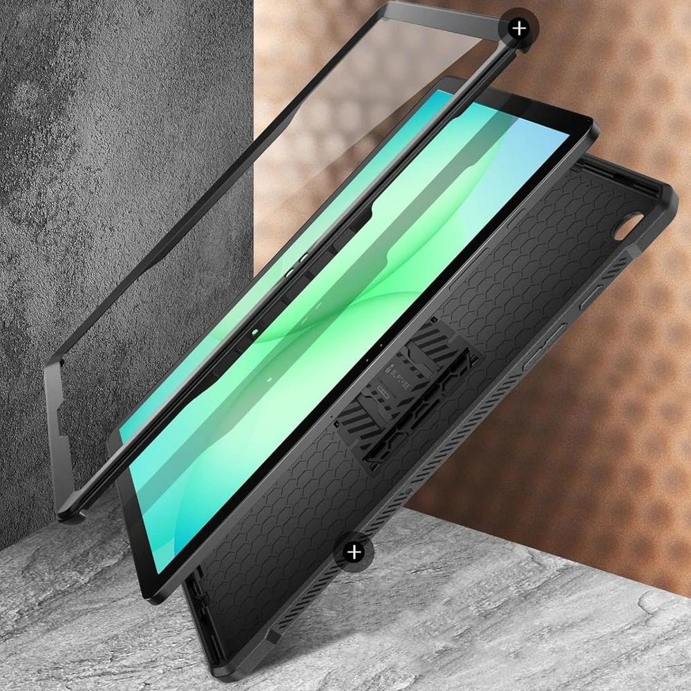 SupCase Unicorn Beetle Pro Samsung Galaxy Tab A11+ Plus 11.0 X230 / X235 / X236 dėklas juodos spalvos