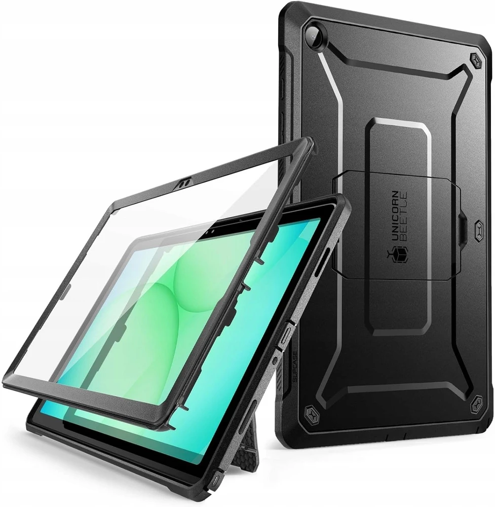 SupCase Unicorn Beetle Pro Samsung Galaxy Tab A11+ Plus 11.0 X230 / X235 / X236 dėklas juodos spalvos