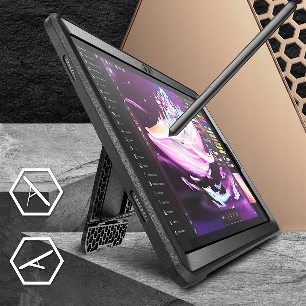 SUPCASE UNICORN BEETLE Pro Galaxy TAB A11 8.7 X133 / X135 juodos spalvos