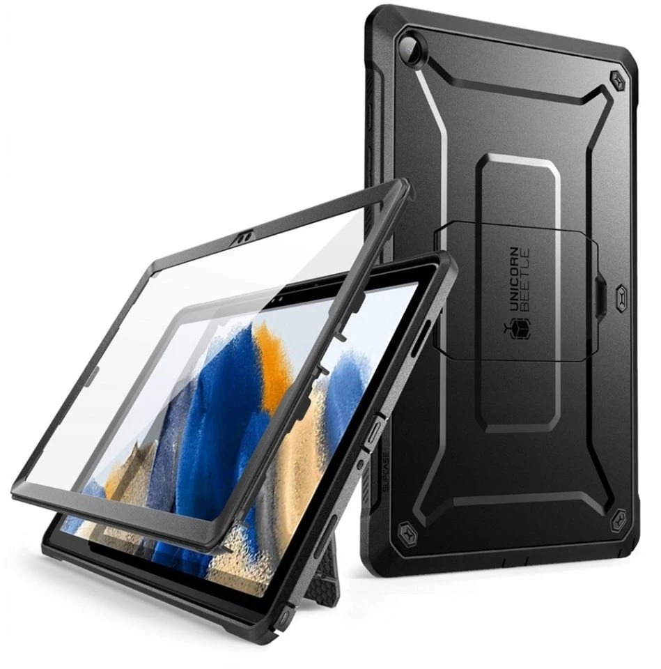 SUPCASE UNICORN BEETLE Pro Galaxy TAB A11 8.7 X133 / X135 juodos spalvos
