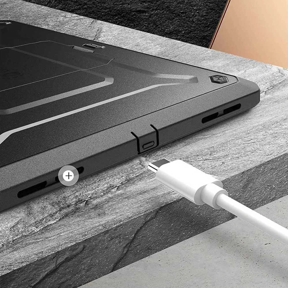 Supcase Unicorn Beetle Pro Apple iPad 10.9'' 2022 dėklas – juodos spalvos