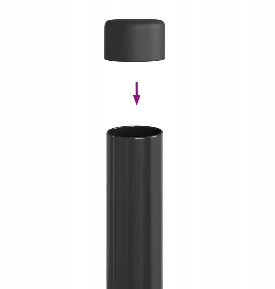 Tvorelės stulpas 12 vnt. Pilka 90 cm