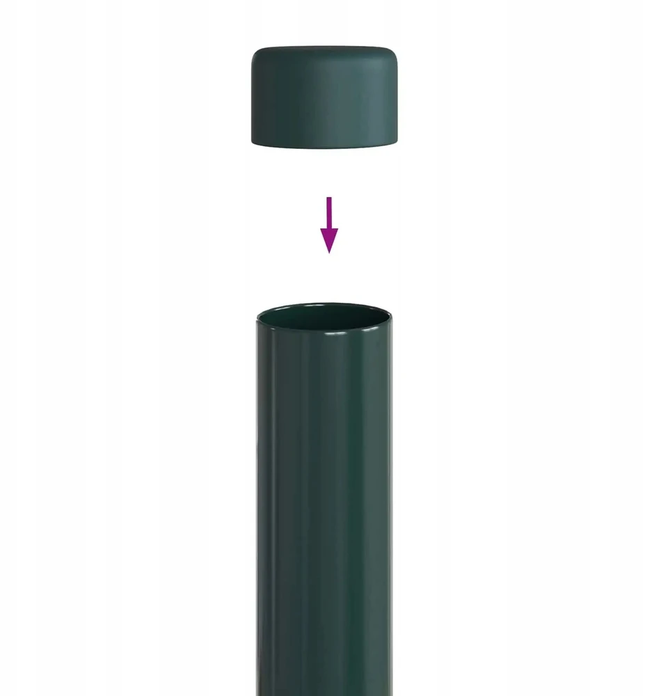 Tvorelės stulpas 12 vnt. Žalia 110 cm