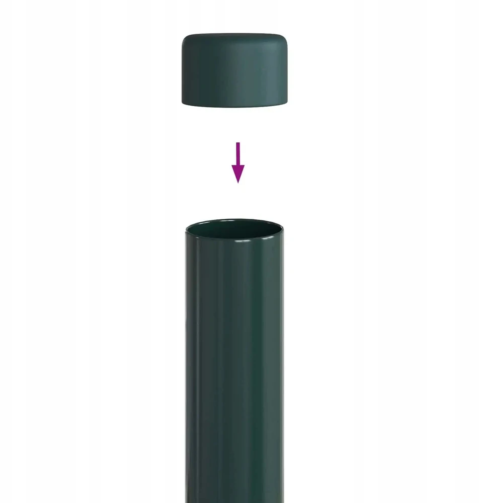 Tvorelės stulpas 12 vnt. Žalia 120 cm