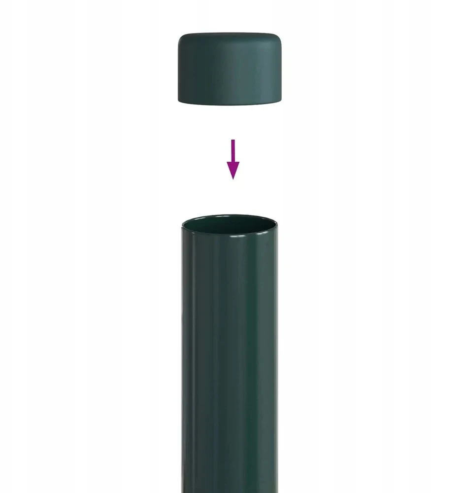 Tvorelės stulpas 12 vnt. Žalia 80 cm