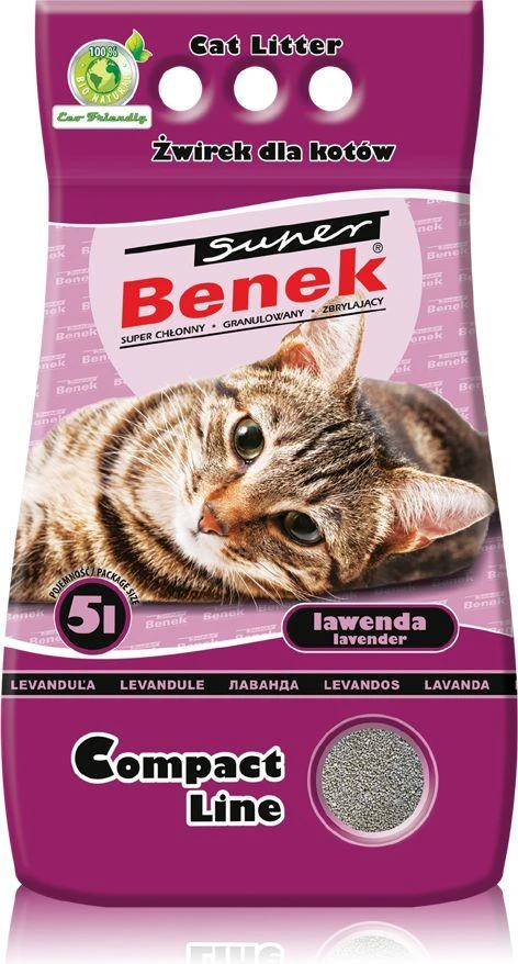 Kačių Kraikas - Certech Super Benek 5l Levanda