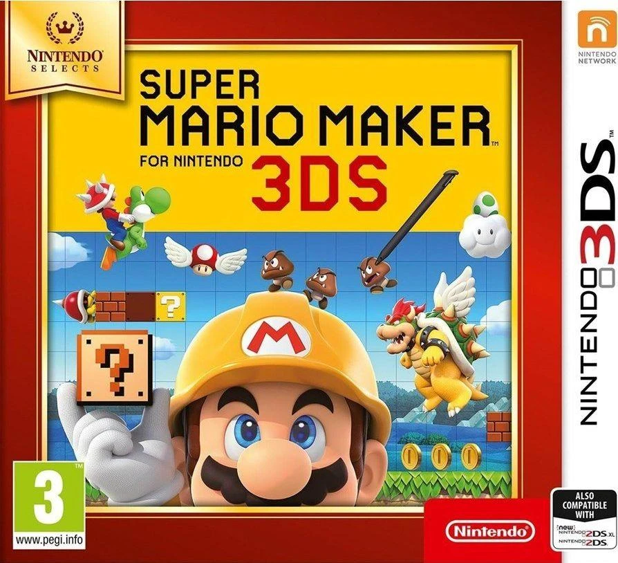 „Super Mario Maker“ (pasirinkta) – „Nintendo 3DS“.