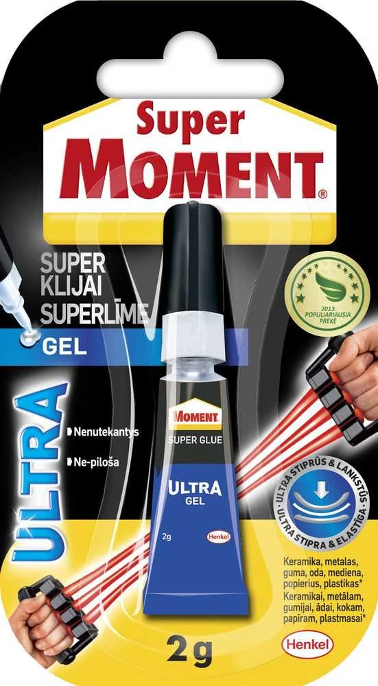 SUPER MOMENT Ultra Gel 2 g /universalūs klijai