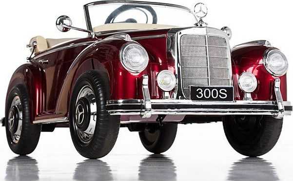 Lean Cars Vaikiškas elektromobilis Mercedes-Benz 300S, smėlio spalvos