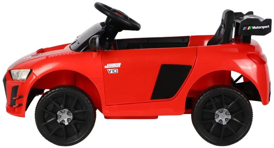 Lean Cars Raudona elektrinė transporto priemonė 915