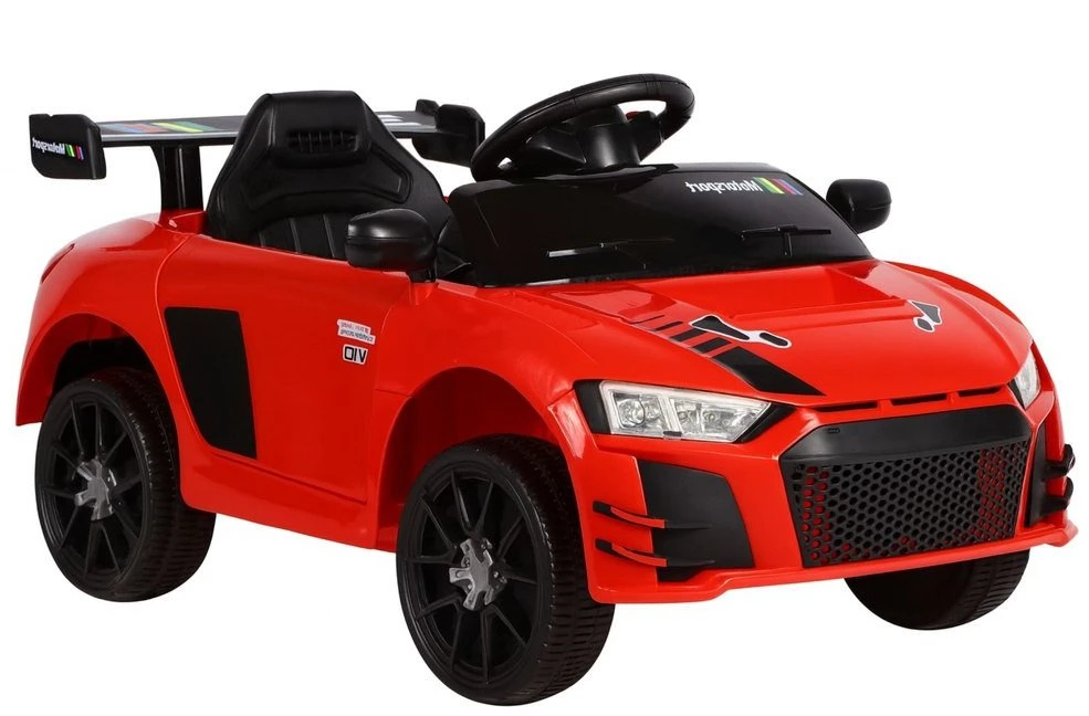 Lean Cars Raudona elektrinė transporto priemonė 915