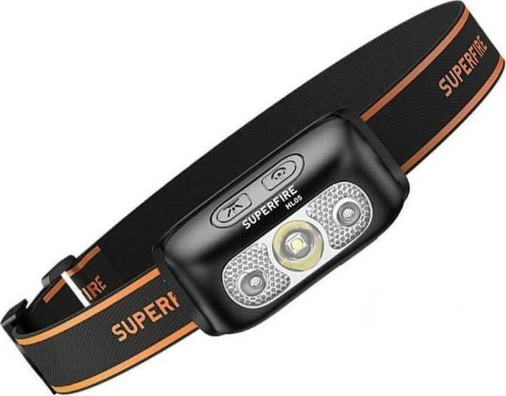 Superfire HL05-D priekinis žibintas 110lm USB