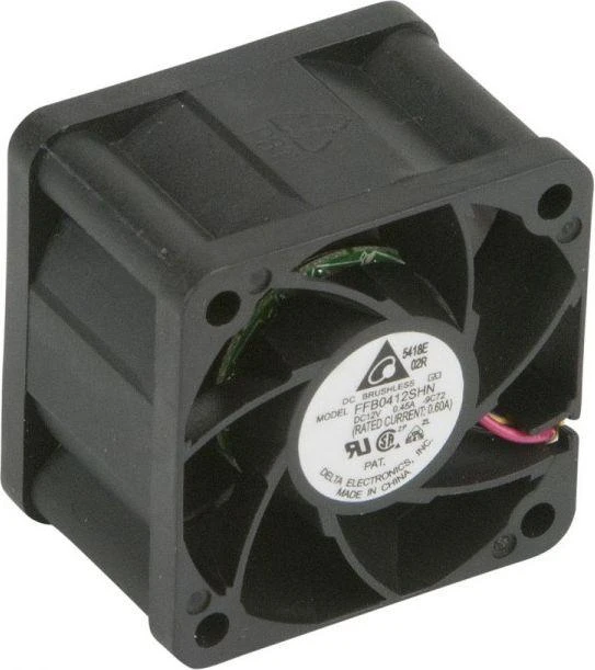 Super Micro Computer Supermicro PWM Fan Kompiuterio korpusui Ventiliatorius 4 cm Juoda