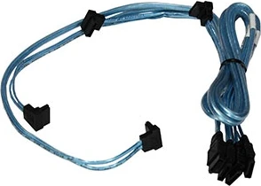 Supermicro SATA rinkinys 70/59/48/38cm apvalių laidų SATA kabeliai