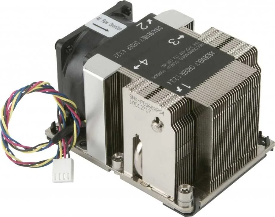 Supermicro SNK-P0068APS4 kompiuterio aušinimo komponentas Procesorius Aušintuvas 6 cm