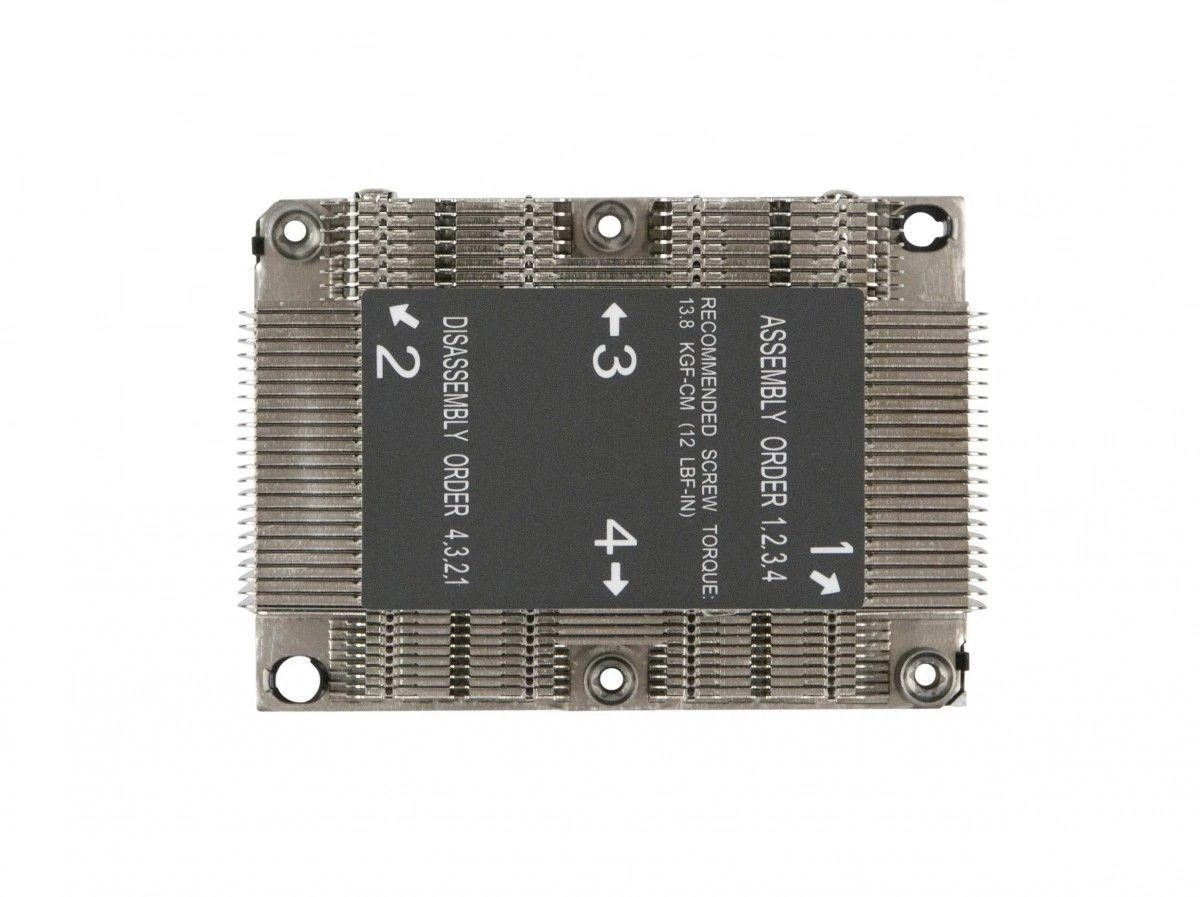 Supermicro SNK-P0068PSC kompiuterio aušinimo komponentas Procesorius Aušintuvas Pilka