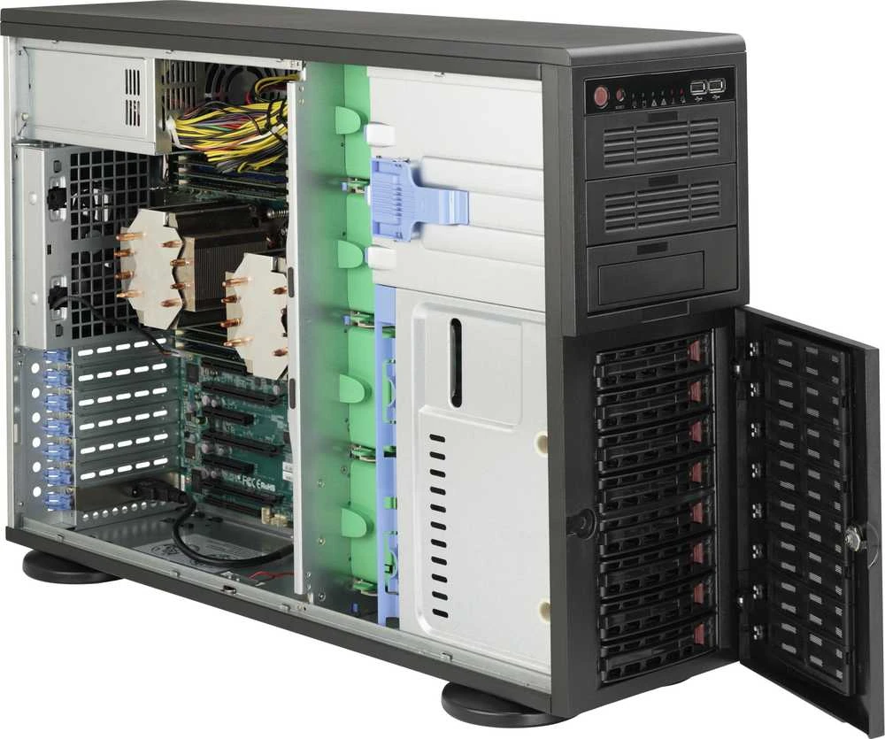 SuperMicro SuperChassis 743AC-668B serverio važiuoklė